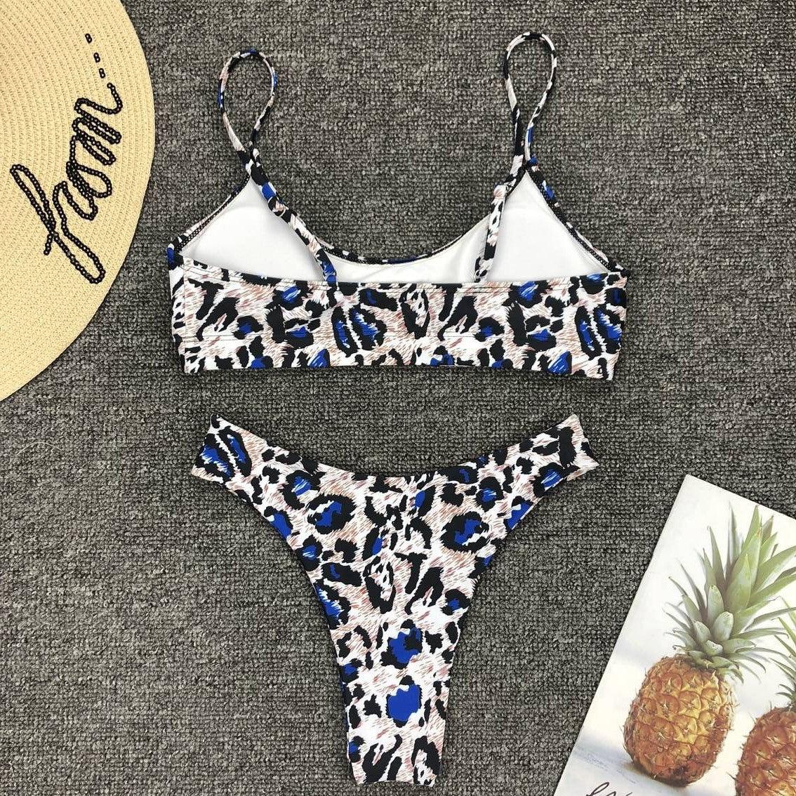 Neon Yellow Green Swimsuit Women Push Up Padded Micro Bikini Summer Beach Bathing Suit Beach Swimwear Women's Scoop Neck Cut Out Front Lace Up Back High Cut One Piece Swimsuit