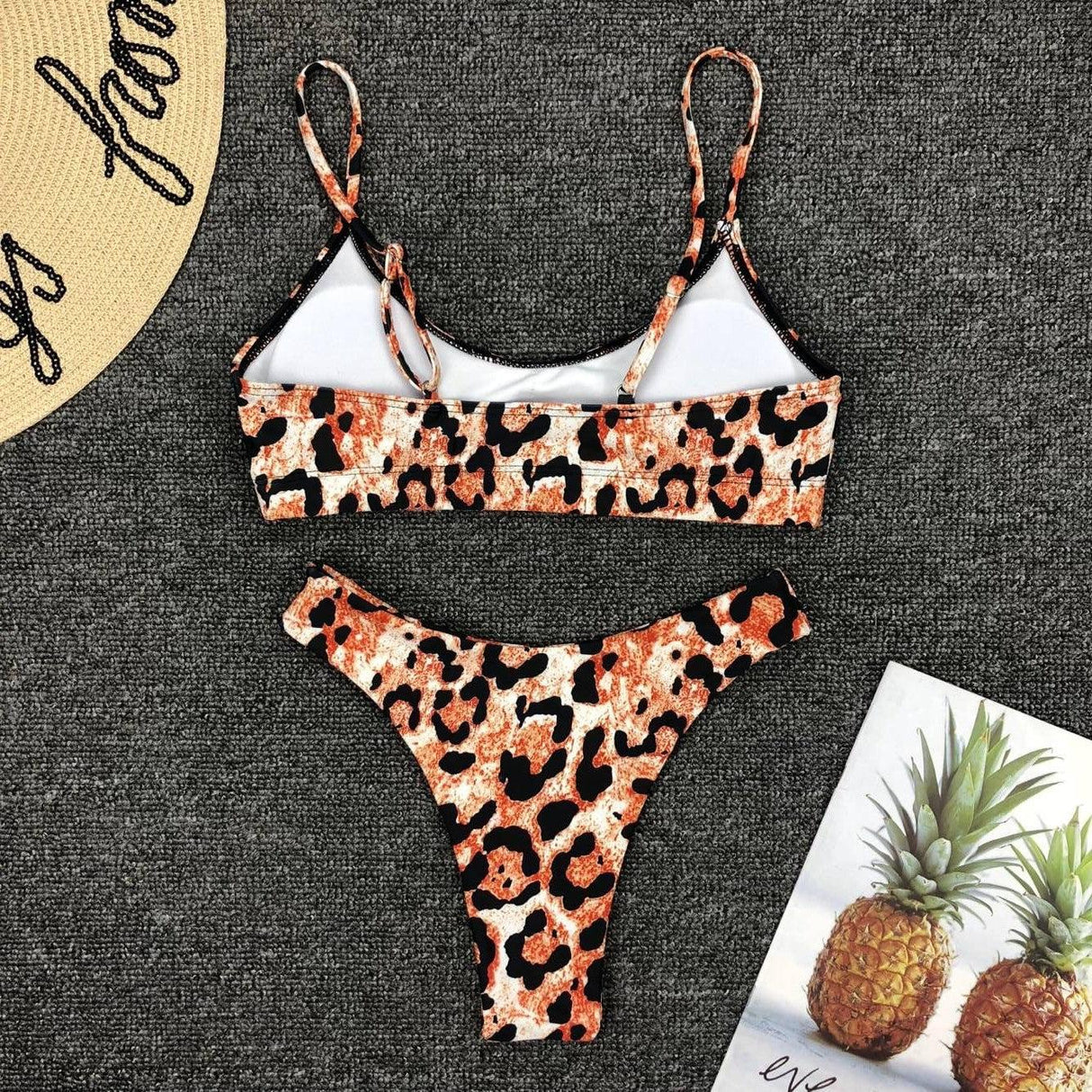 Neon Yellow Green Swimsuit Women Push Up Padded Micro Bikini Summer Beach Bathing Suit Beach Swimwear Women's Scoop Neck Cut Out Front Lace Up Back High Cut One Piece Swimsuit