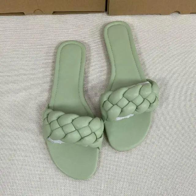 New 2021 Summer Sandals Flat Bottom Fashion Women Slides Sandals slipper - Outdoor designer shoes for women
