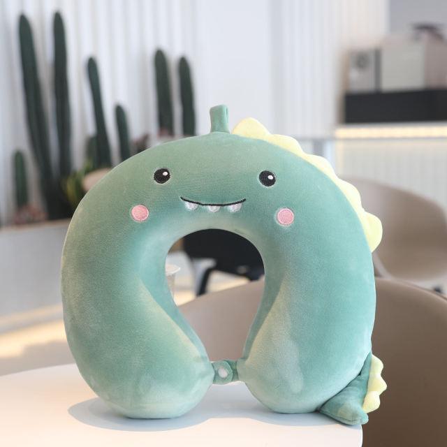 New Animal Memory Cotton U-shaped Pillow Car Neck Pillow Noon Rest Pillow Plane Travel PillowKids Neck Travel Pillows Cute U-Shaped Animal Pillow for Cars Planes Boys Girls Child Gift Ideas