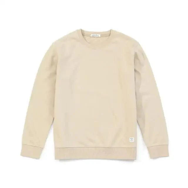 New Autumn Winter Sweatshirt Men Casual Minimalist Sweatshirt O-Neck For Men Solid Color Ladies Long Sleeve Casual Pullover Clothes Sweatshirt