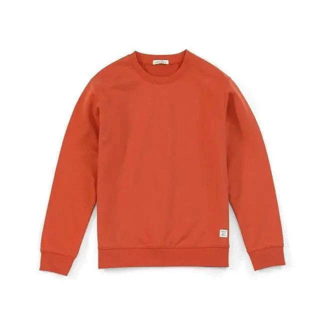 New Autumn Winter Sweatshirt Men Casual Minimalist Sweatshirt O-Neck For Men Solid Color Ladies Long Sleeve Casual Pullover Clothes Sweatshirt