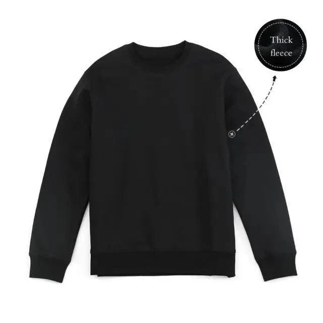 New Autumn Winter Sweatshirt Men Casual Minimalist Sweatshirt O-Neck For Men Solid Color Ladies Long Sleeve Casual Pullover Clothes Sweatshirt