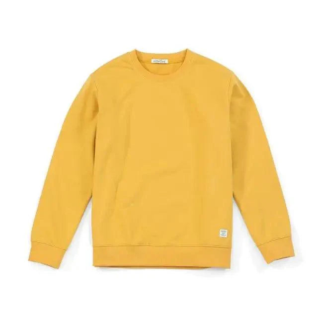 New Autumn Winter Sweatshirt Men Casual Minimalist Sweatshirt O-Neck For Men Solid Color Ladies Long Sleeve Casual Pullover Clothes Sweatshirt