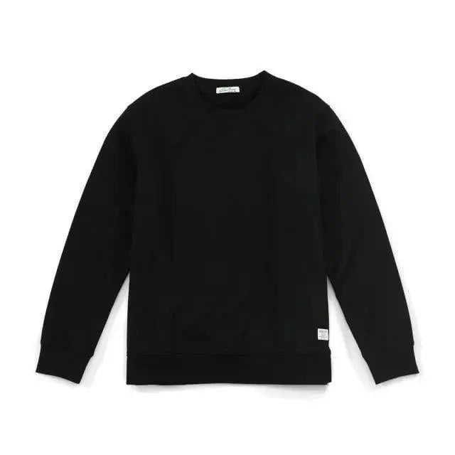 New Autumn Winter Sweatshirt Men Casual Minimalist Sweatshirt O-Neck For Men Solid Color Ladies Long Sleeve Casual Pullover Clothes Sweatshirt