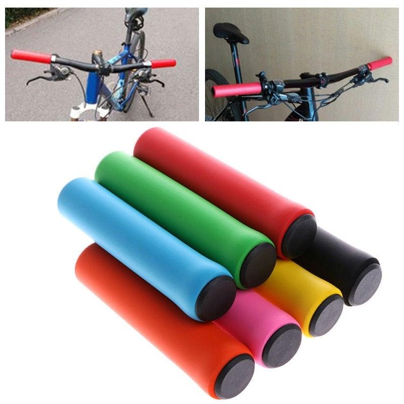 NEW Bicycle Grips Super Light Silicone Non-Slip Shock Absorption Road Handle Bike Bicycles Parts Comfortable Shock Absorption Bike Handlebar Grips Comfort Ergo Handlebar Grip Designed For Cycling