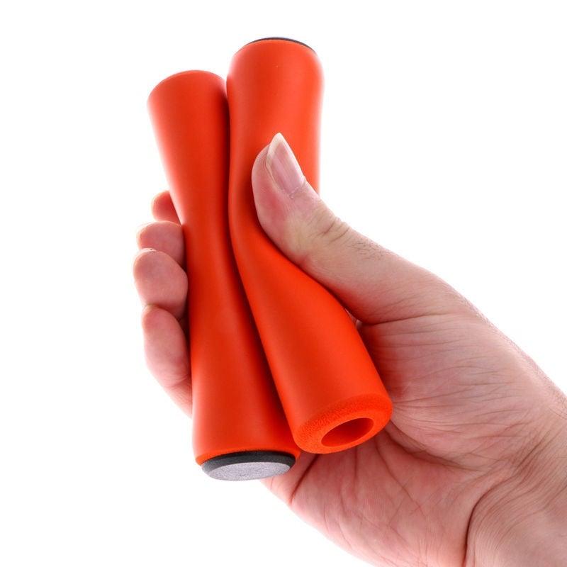 NEW Bicycle Grips Super Light Silicone Non-Slip Shock Absorption Road Handle Bike Bicycles Parts Comfortable Shock Absorption Bike Handlebar Grips Comfort Ergo Handlebar Grip Designed For Cycling