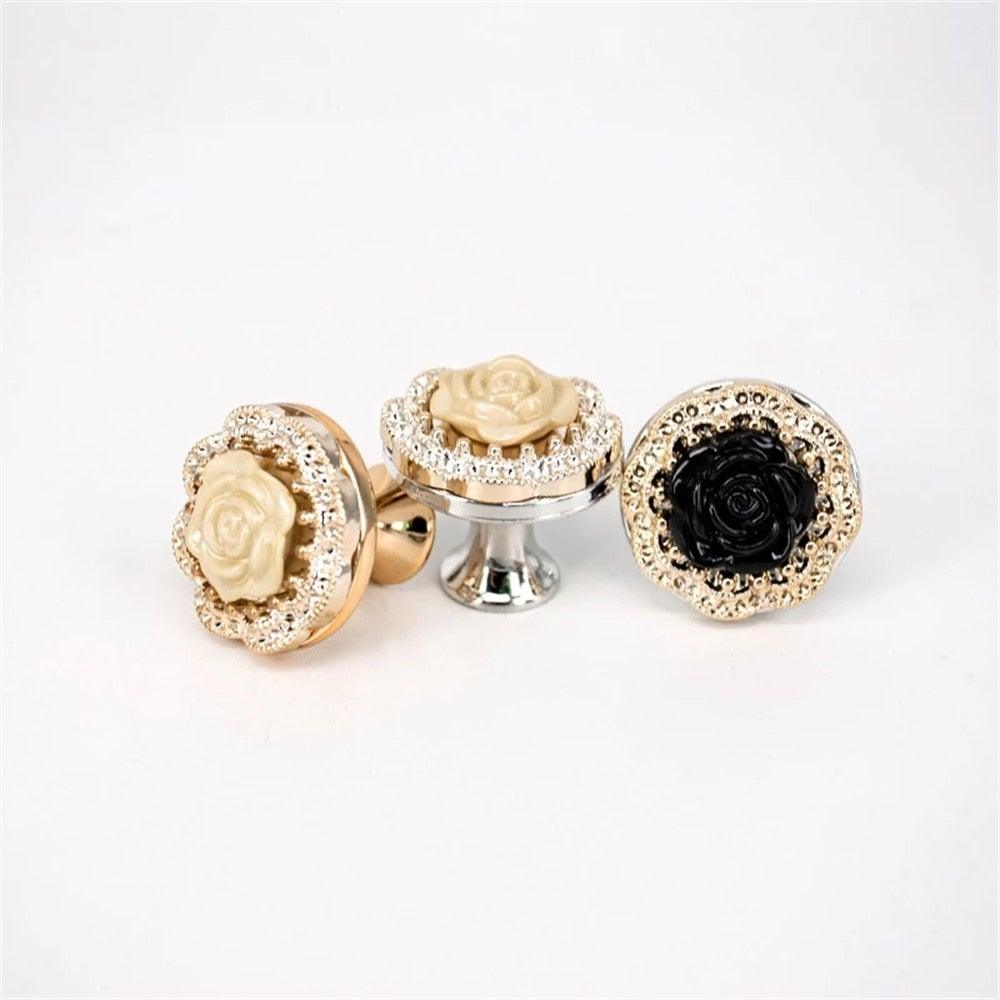 New Door Handles Furniture Handles Coffee Table Handle Cabinets And Drawer Knob Kitchen Furniture Accessories Cabinet Knobs Flower Drawer Knobs Pull Handles