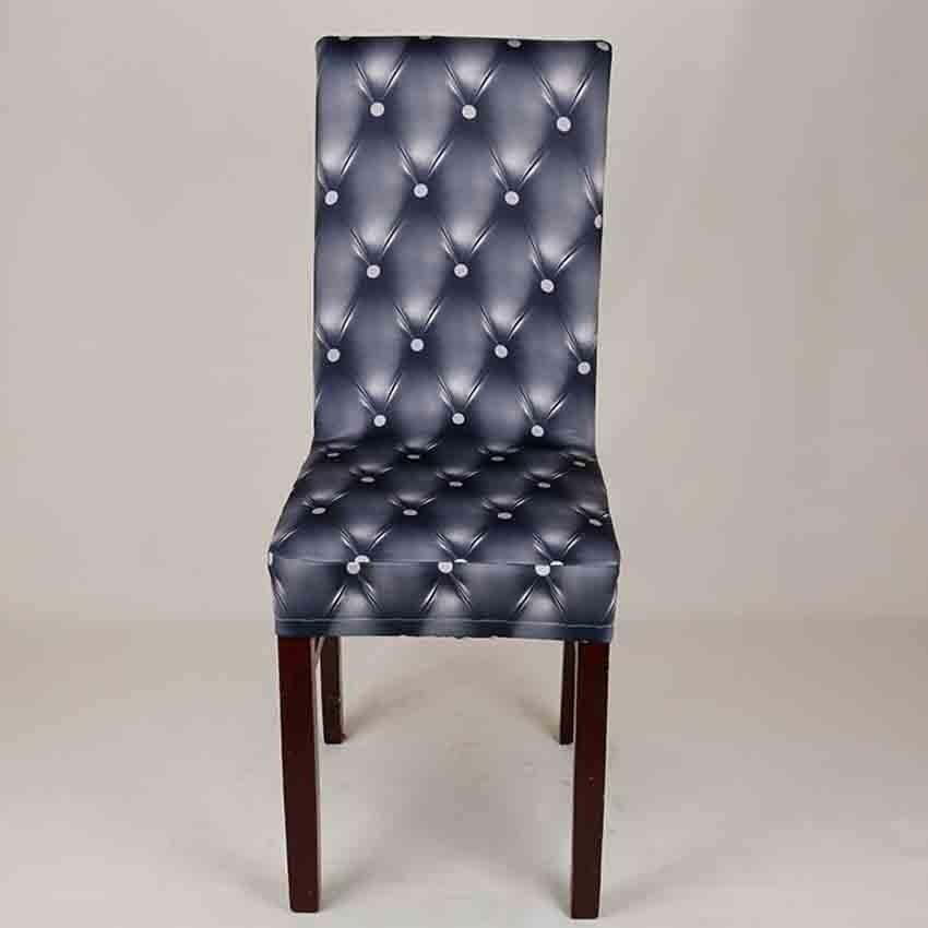 New Elastic Spandex Fibre Chair Cover For Wedding Banquet Hotel Antifouling Fiber Standard Office European Stretch Spandex Removable Washable Dining Chair Protector Slipcovers for Hotel Dining Room Ceremony Banquet Wedding Party