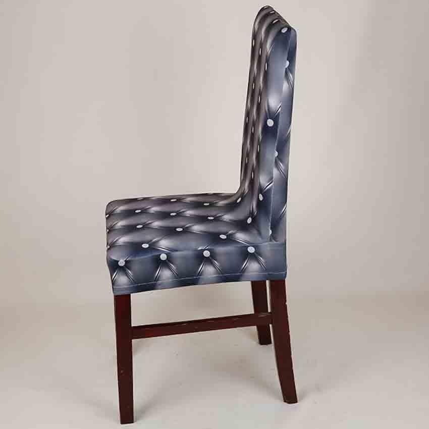 New Elastic Spandex Fibre Chair Cover For Wedding Banquet Hotel Antifouling Fiber Standard Office European Stretch Spandex Removable Washable Dining Chair Protector Slipcovers for Hotel Dining Room Ceremony Banquet Wedding Party