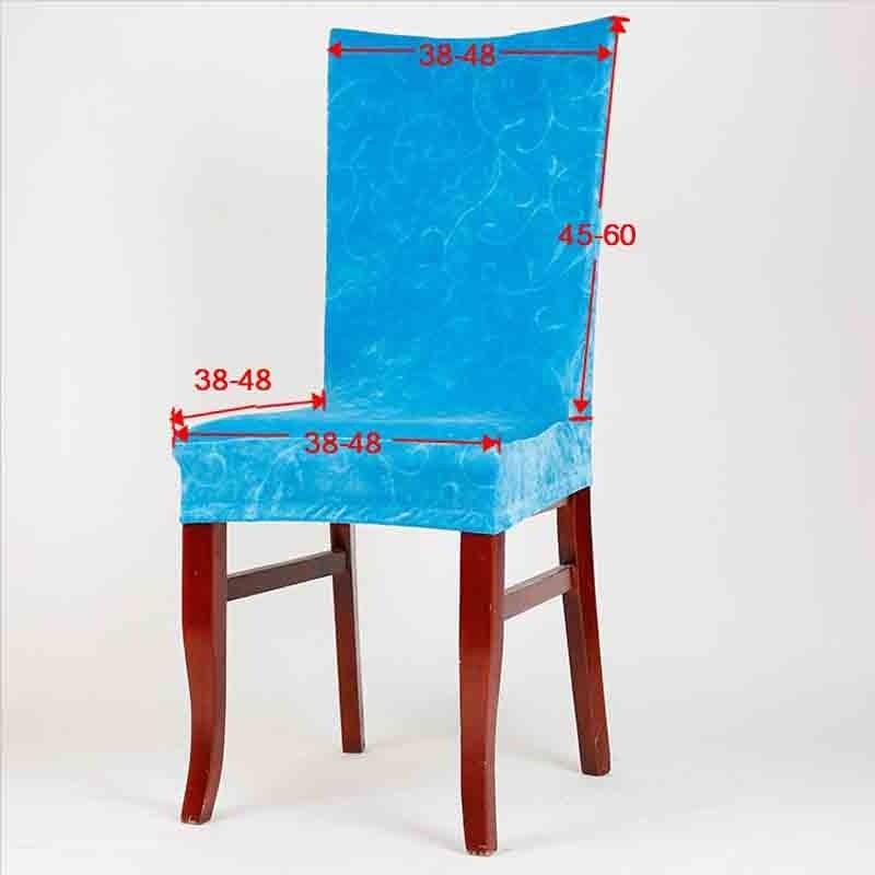 New Elastic Spandex Fibre Chair Cover For Wedding Banquet Hotel Antifouling Fiber Standard Office European Stretch Spandex Removable Washable Dining Chair Protector Slipcovers for Hotel Dining Room Ceremony Banquet Wedding Party