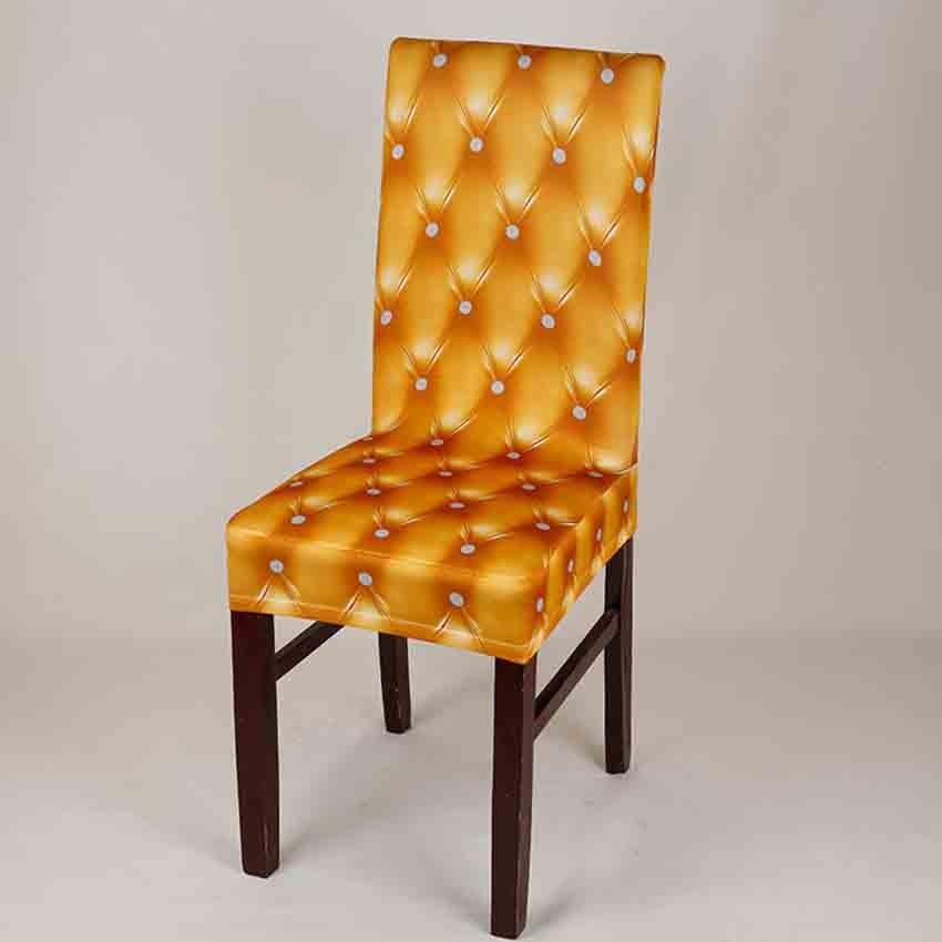 New Elastic Spandex Fibre Chair Cover For Wedding Banquet Hotel Antifouling Fiber Standard Office European Stretch Spandex Removable Washable Dining Chair Protector Slipcovers for Hotel Dining Room Ceremony Banquet Wedding Party