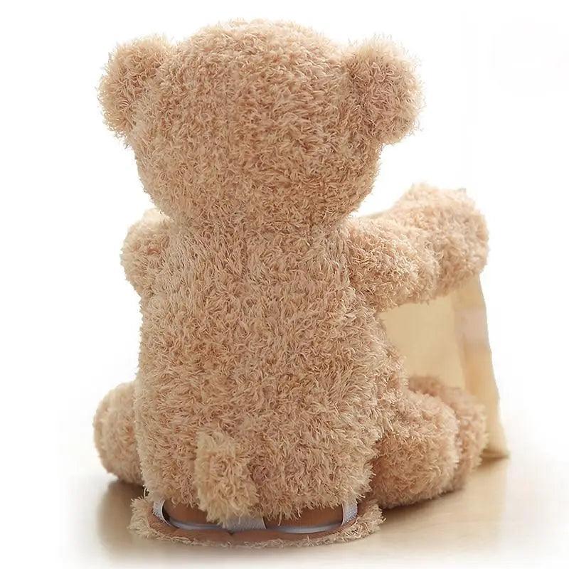 New Elegance 33cm Bear Plush Toys Play Lovely Stuffed Animals Electric Music Bear Toys For Girls Cute Kids Christmas Birthday Gift