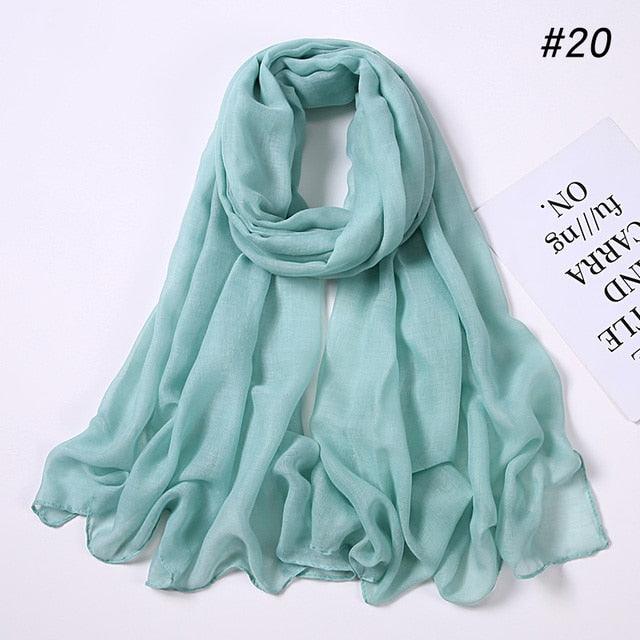 New Fashion Soft Cotton Elegant Viscose Scarf Ladies Scarf Shawls Lightweight Elegant Wraps Muslim Hijab scarf scarves For Women