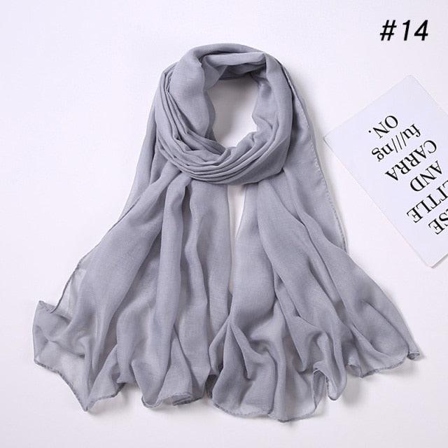 New Fashion Soft Cotton Elegant Viscose Scarf Ladies Scarf Shawls Lightweight Elegant Wraps Muslim Hijab scarf scarves For Women