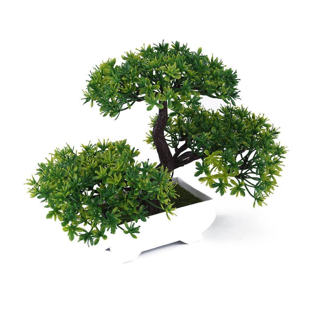 New Festival Potted Simulation Decorative Bonsai Home Office Pine Tree Gift Ornament Lifelike Accessory Artificial Bonsai Artificial Bonsai Tree Fake Greenery for Home Office Desk Wall Book Shelf Decor Room Decor