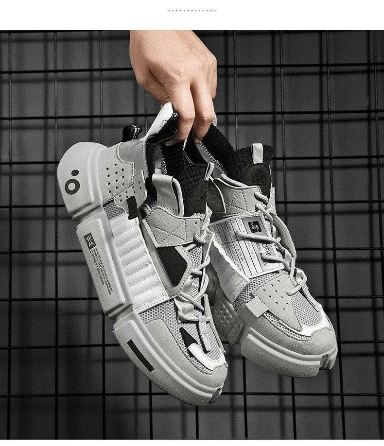 New High Quality Running Breathable Athletic Sport Shoes Modern Design Comfortable Soft Jogging Sneakers Mesh Breathable Lightweight Cushioning Training Athletic Sneakers