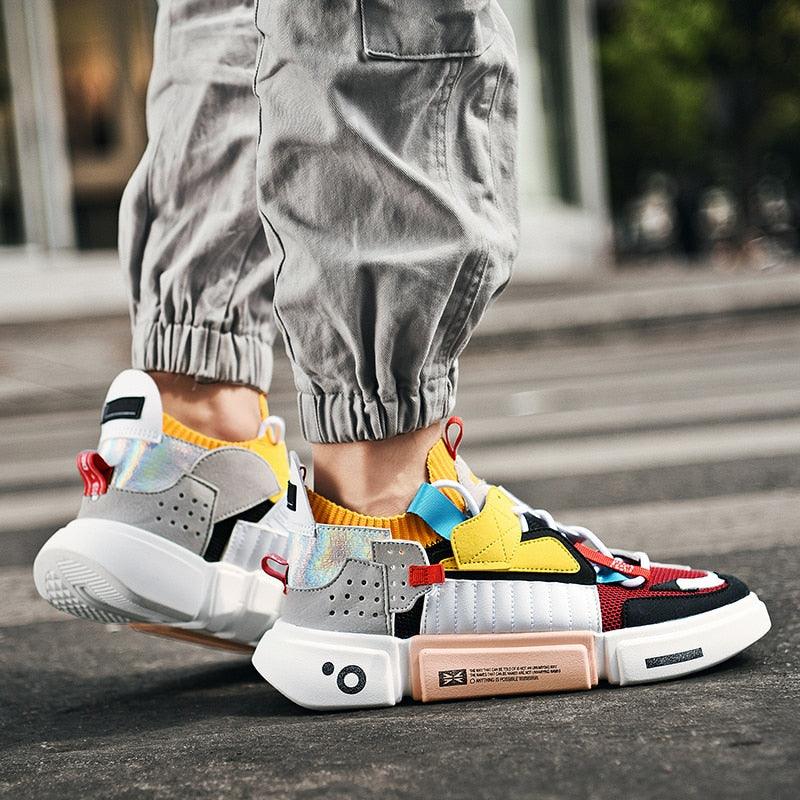 New High Quality Running Breathable Athletic Sport Shoes Modern Design Comfortable Soft Jogging Sneakers Mesh Breathable Lightweight Cushioning Training Athletic Sneakers