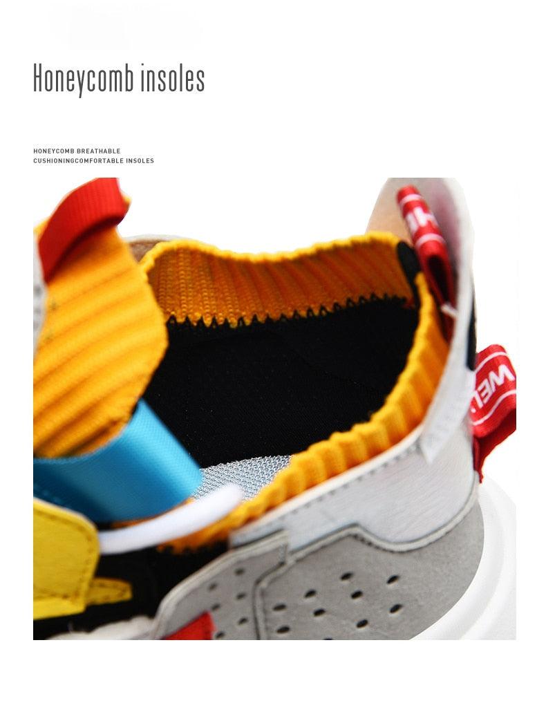 New High Quality Running Breathable Athletic Sport Shoes Modern Design Comfortable Soft Jogging Sneakers Mesh Breathable Lightweight Cushioning Training Athletic Sneakers