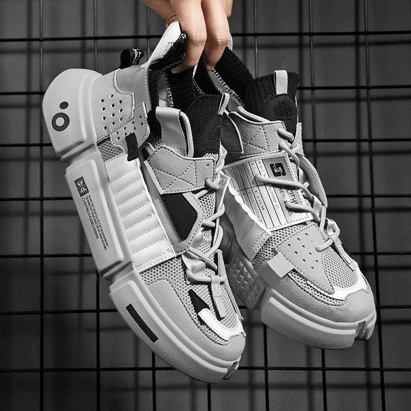New High Quality Running Breathable Athletic Sport Shoes Modern Design Comfortable Soft Jogging Sneakers Mesh Breathable Lightweight Cushioning Training Athletic Sneakers