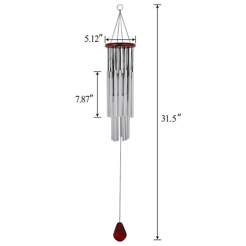 New Hot Wind Chimes Outdoor Large Deep Tone Gift for Home Hanging Ornament Garden Home Mobiles Wind chimes USJ99 Memorial Wind Chimes Large Hanging Decor And Sympathy Gifts