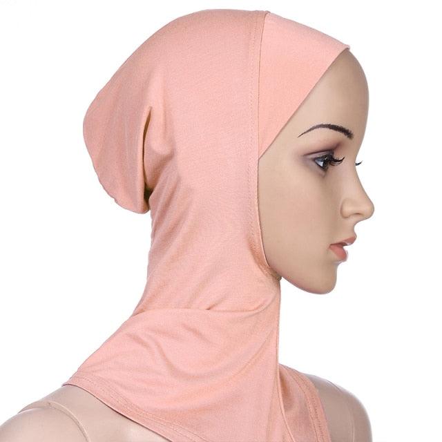 New Luxury Fashion Winter Soft Colorful Inner Hijab Cap Muslim Turban Hijab Caps Muslim Under Scarf Women Lightweight Hijab Bonnet Muslim Women Elegant Scarf Turbans Head For Women Women's Hijabs Hijab Caps Hat For Women