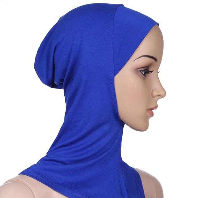 New Luxury Fashion Winter Soft Colorful Inner Hijab Cap Muslim Turban Hijab Caps Muslim Under Scarf Women Lightweight Hijab Bonnet Muslim Women Elegant Scarf Turbans Head For Women Women's Hijabs Hijab Caps Hat For Women