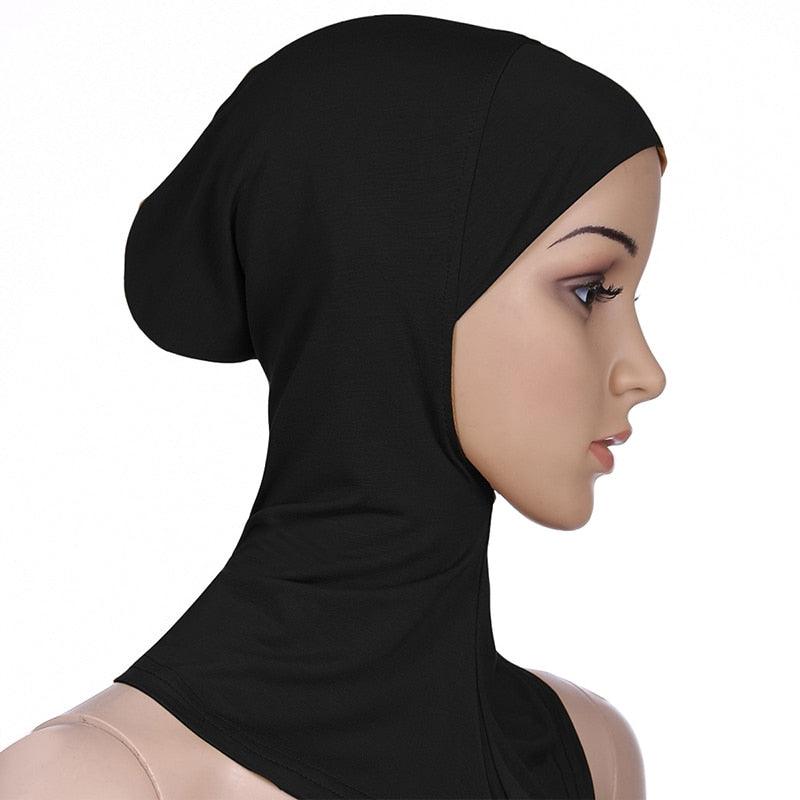 New Luxury Fashion Winter Soft Colorful Inner Hijab Cap Muslim Turban Hijab Caps Muslim Under Scarf Women Lightweight Hijab Bonnet Muslim Women Elegant Scarf Turbans Head For Women Women's Hijabs Hijab Caps Hat For Women