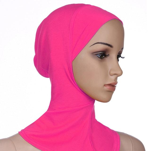 New Luxury Fashion Winter Soft Colorful Inner Hijab Cap Muslim Turban Hijab Caps Muslim Under Scarf Women Lightweight Hijab Bonnet Muslim Women Elegant Scarf Turbans Head For Women Women's Hijabs Hijab Caps Hat For Women
