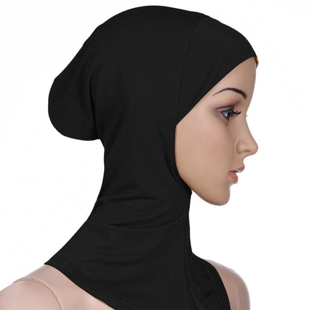New Luxury Fashion Winter Soft Colorful Inner Hijab Cap Muslim Turban Hijab Caps Muslim Under Scarf Women Lightweight Hijab Bonnet Muslim Women Elegant Scarf Turbans Head For Women Women's Hijabs Hijab Caps Hat For Women