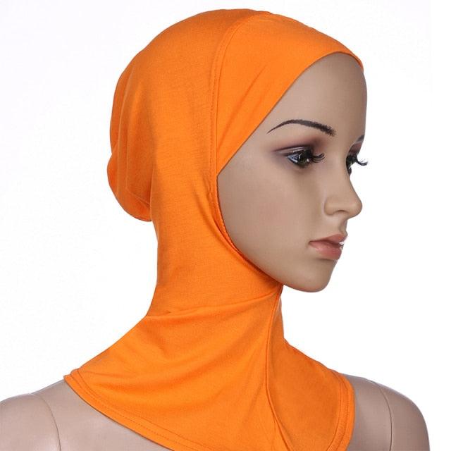 New Luxury Fashion Winter Soft Colorful Inner Hijab Cap Muslim Turban Hijab Caps Muslim Under Scarf Women Lightweight Hijab Bonnet Muslim Women Elegant Scarf Turbans Head For Women Women's Hijabs Hijab Caps Hat For Women