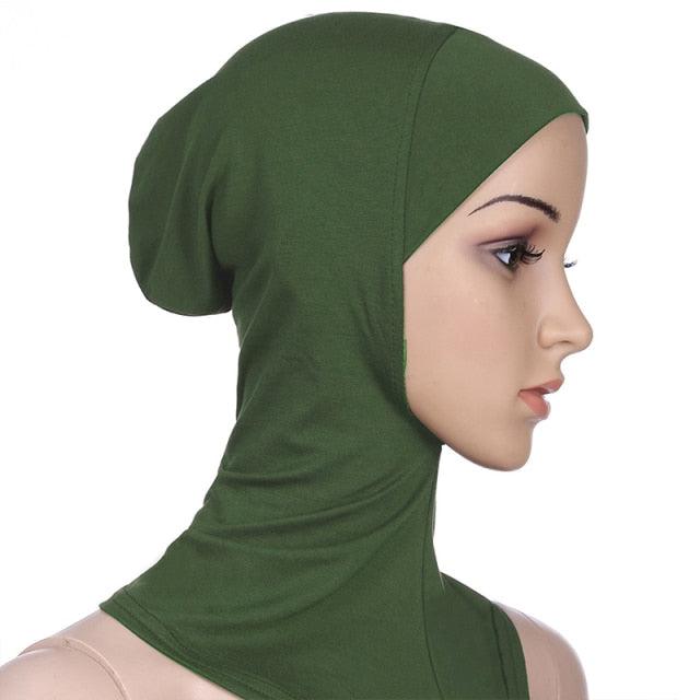 New Luxury Fashion Winter Soft Colorful Inner Hijab Cap Muslim Turban Hijab Caps Muslim Under Scarf Women Lightweight Hijab Bonnet Muslim Women Elegant Scarf Turbans Head For Women Women's Hijabs Hijab Caps Hat For Women