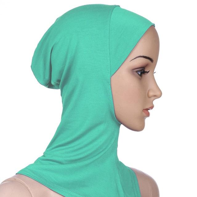 New Luxury Fashion Winter Soft Colorful Inner Hijab Cap Muslim Turban Hijab Caps Muslim Under Scarf Women Lightweight Hijab Bonnet Muslim Women Elegant Scarf Turbans Head For Women Women's Hijabs Hijab Caps Hat For Women