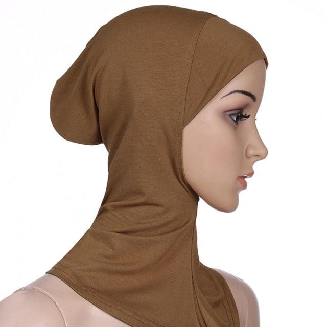 New Luxury Fashion Winter Soft Colorful Inner Hijab Cap Muslim Turban Hijab Caps Muslim Under Scarf Women Lightweight Hijab Bonnet Muslim Women Elegant Scarf Turbans Head For Women Women's Hijabs Hijab Caps Hat For Women