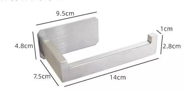 New Matte Black Toilet Paper Holder Wall Mount Tissue Roll Hanger 304 Stainless Steel Bathroom Accessories Toilet Paper Holder Tissue Roll Holder Hanger Stainless Steel Matte Black Bathroom Lavatory Hardware Wall Mount 14.5cm