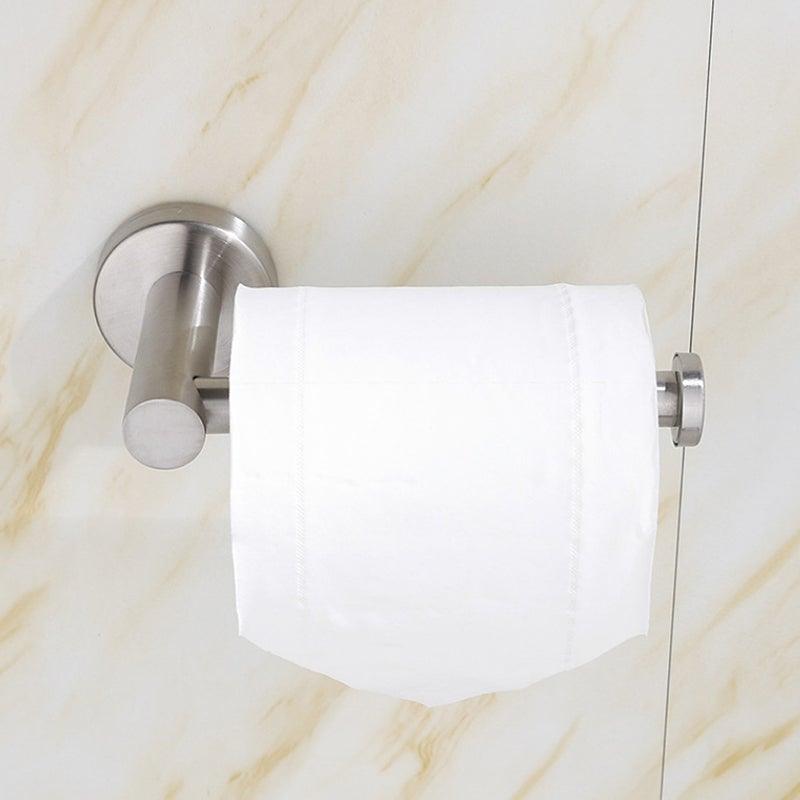 New Matte Black Toilet Paper Holder Wall Mount Tissue Roll Hanger 304 Stainless Steel Bathroom Accessories Toilet Paper Holder Tissue Roll Holder Hanger Stainless Steel Matte Black Bathroom Lavatory Hardware Wall Mount 14.5cm