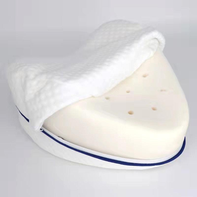 New Memory Cotton Leg Pillow Sleeping Orthopedic Sciatica Back Hip Body Joint Pain Relief Thigh Orthopedic Knee Pillow for Sciatica Relief Back Pain Leg Pain Pregnancy Hip Joint Pain Leg Pad Cushion Home Memory Foam