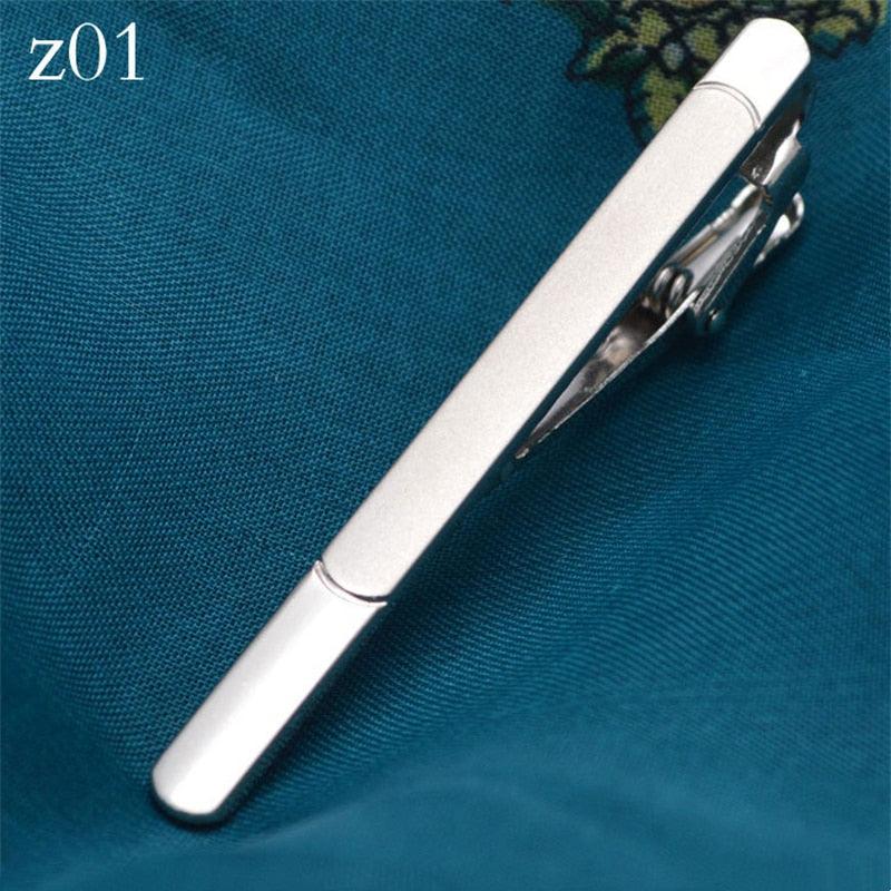 New Metal Silver Color Tie Clip For Men Wedding Necktie Tie Clasp Clip Tie Clips for Men Tie Bar Clip Regular Ties Necktie Wedding Business Tie Pin Clips Gentleman Ties Bar Elegant Men's Accessories