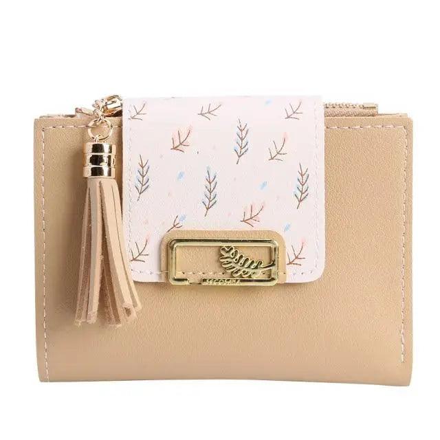 New Short PU Leather Clutch Bags Card Holder Wallet And Small Coin Purse for Women And Girls