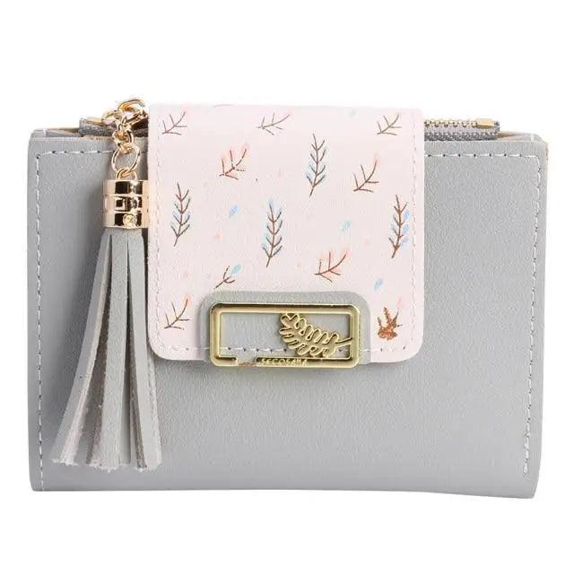 New Short PU Leather Clutch Bags Card Holder Wallet And Small Coin Purse for Women And Girls
