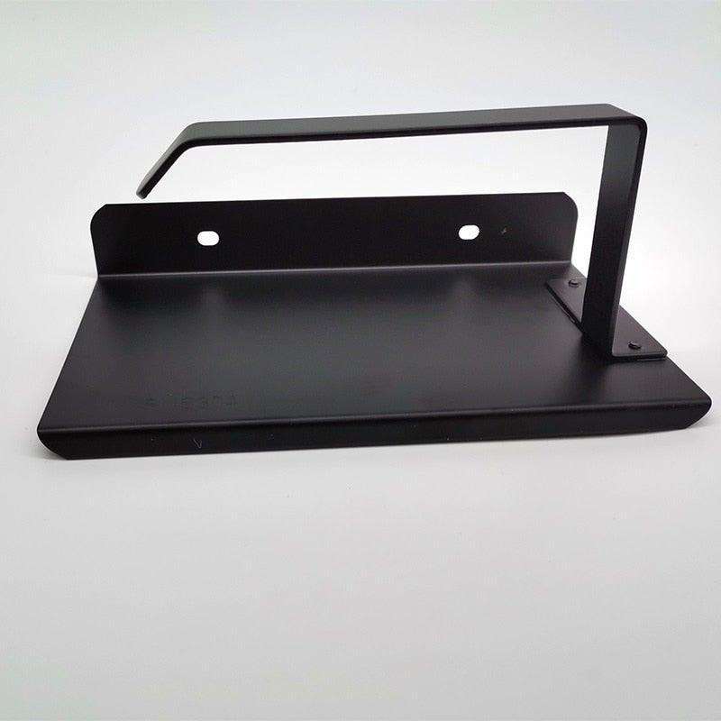 NEW Stainless Steel Toilet Paper Holder BathroomPaper Phone Holder Shelf Towel Roll shelf Accessories Toilet Paper Holder with Phone Shelf Aluminum Bathroom Accessories Tissue Roll Dispenser Storage Rack Wall Mounted Modern Paper Towel Adapter
