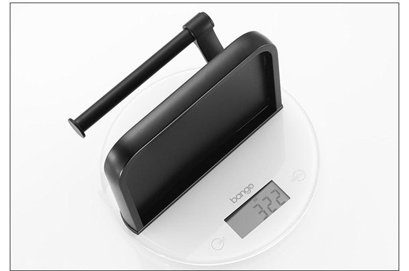 NEW Stainless Steel Toilet Paper Holder BathroomPaper Phone Holder Shelf Towel Roll shelf Accessories Toilet Paper Holder with Phone Shelf Aluminum Bathroom Accessories Tissue Roll Dispenser Storage Rack Wall Mounted Modern Paper Towel Adapter