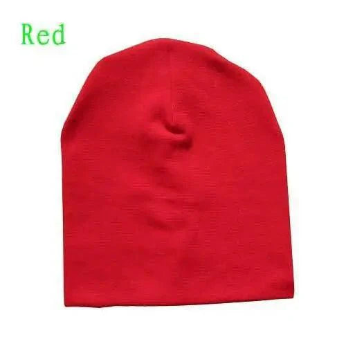 New Trendy Baby Street Dance Hip Hat Cotton Spring Autumn Toddler Cap Scarf For Boys Girls Winter Warm Solid Color Children Hat Men's Winter Hat Warm Orange Yellow Red Blue Black Knitted Casual Hat