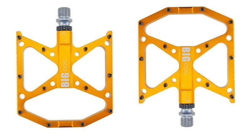 New Ultralight Bicycle Pedals Part Anti-Slip Aluminum Body Road Flat Foot Cycling Sealed 3 Bearing Mountain Bike Pedal Mountain Bike Pedals, Ultra Strong Machined Bicycle Flat Alloy Pedals Non-Slip