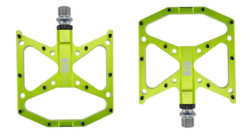 New Ultralight Bicycle Pedals Part Anti-Slip Aluminum Body Road Flat Foot Cycling Sealed 3 Bearing Mountain Bike Pedal Mountain Bike Pedals, Ultra Strong Machined Bicycle Flat Alloy Pedals Non-Slip
