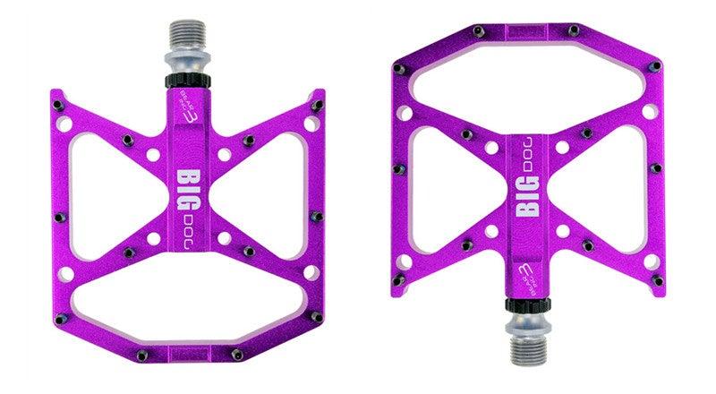 New Ultralight Bicycle Pedals Part Anti-Slip Aluminum Body Road Flat Foot Cycling Sealed 3 Bearing Mountain Bike Pedal Mountain Bike Pedals, Ultra Strong Machined Bicycle Flat Alloy Pedals Non-Slip
