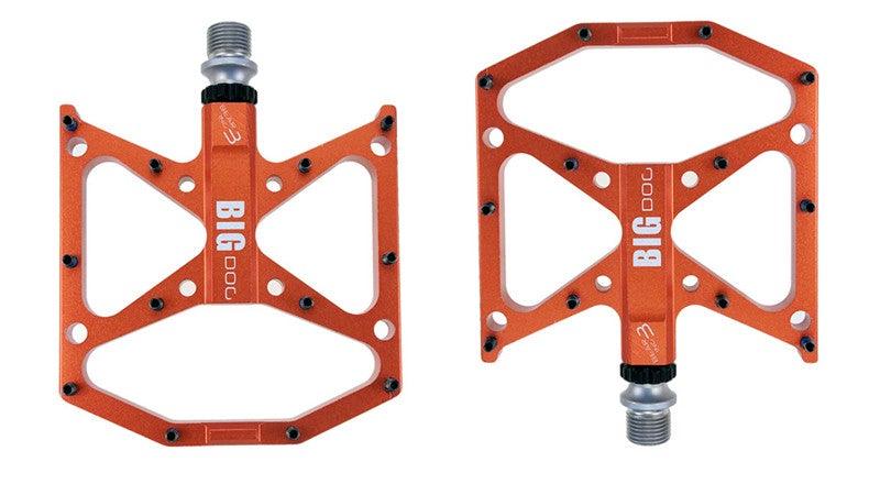 New Ultralight Bicycle Pedals Part Anti-Slip Aluminum Body Road Flat Foot Cycling Sealed 3 Bearing Mountain Bike Pedal Mountain Bike Pedals, Ultra Strong Machined Bicycle Flat Alloy Pedals Non-Slip