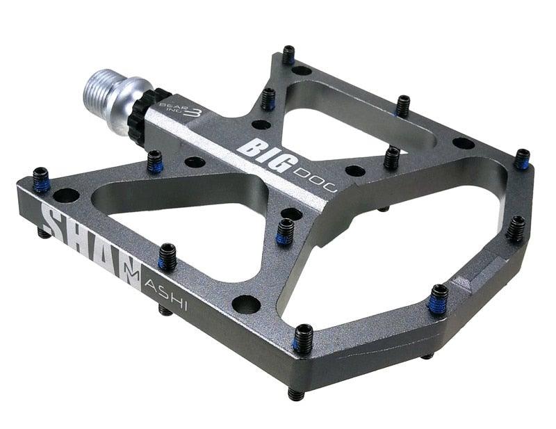 New Ultralight Bicycle Pedals Part Anti-Slip Aluminum Body Road Flat Foot Cycling Sealed 3 Bearing Mountain Bike Pedal Mountain Bike Pedals, Ultra Strong Machined Bicycle Flat Alloy Pedals Non-Slip