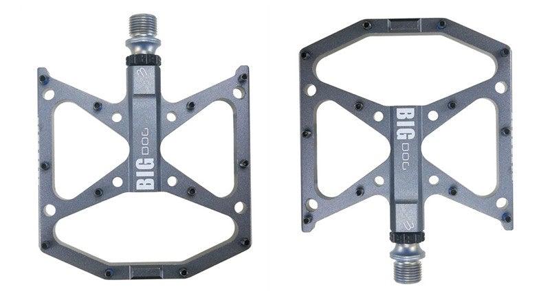 New Ultralight Bicycle Pedals Part Anti-Slip Aluminum Body Road Flat Foot Cycling Sealed 3 Bearing Mountain Bike Pedal Mountain Bike Pedals, Ultra Strong Machined Bicycle Flat Alloy Pedals Non-Slip