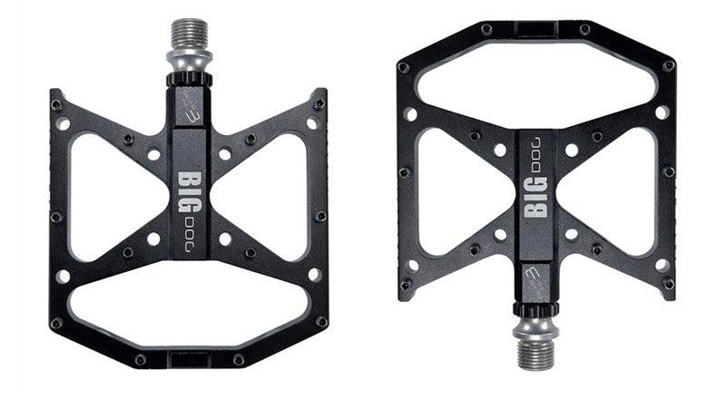 New Ultralight Bicycle Pedals Part Anti-Slip Aluminum Body Road Flat Foot Cycling Sealed 3 Bearing Mountain Bike Pedal Mountain Bike Pedals, Ultra Strong Machined Bicycle Flat Alloy Pedals Non-Slip